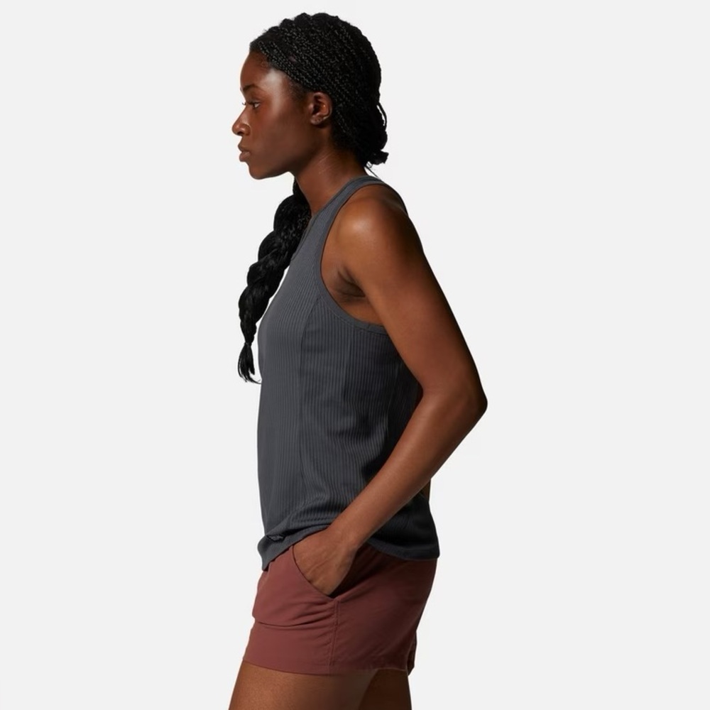 Mountain Hardwear Summer Rib Tank Top Sleeveless Top Gray Women’s Large - Picture 12 of 12